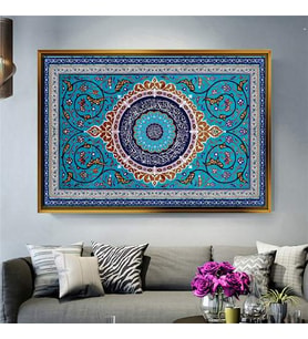 Altın Çerçeveli dekoratif tablo a1176 (Gold)