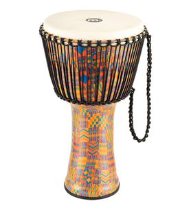 Meinl PADJ2-XL-G Travel Series X Large 14" Djembe "Kenyan Quilt"