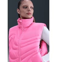 Nike Therma Fit Sportswear Swoosh Series Oversized Down West Oversize Kaz Tüyü Kadın Yelek Pembe