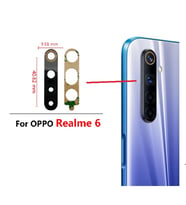 Tkgz Oppo Realme 6 Arka Kamera Camı Lens Yapışkanlı