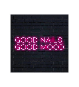 GOOD NAILS,GOOD MOOD Yazılı Neon Tabela