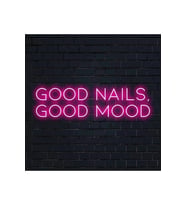 GOOD NAILS,GOOD MOOD Yazılı Neon Tabela