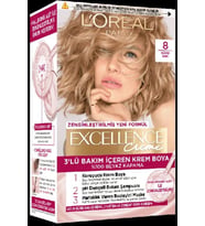 LOREAL Loreal Paris Excellence Creme Saç Boyası 8 Koyu Sarı