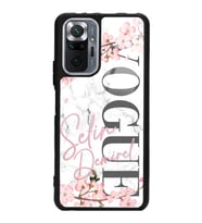 Xiaomi Redmi Note 10 Pro - 10 Max Uyumlu Mermerli Sakura Vogue Tasarımlı Glossy Telefon Kılıfı