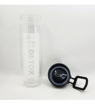 My Bottle Detoks Cam Şişe 550 ml (Siyah)