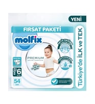 Mey İthalat® Premium Bebek Bezi Ultra Fırsat Paketi 6 Beden 15+ Kg 54 Adet