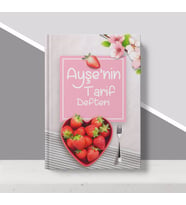 BK Gift Kişiye Özel İsimli Mutfak Tarif Defteri-9 (Beyaz)