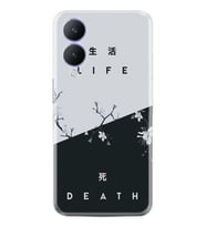 Vivo Y17s Kılıf Resimli Desenli Baskılı Silikon Life And Death 1339