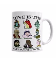 AMOR E A CURA Kupa Bardak Porselen