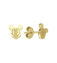 14 Ayar Altın Mickey Mouse Çocuk Küpe 1,45 gr
