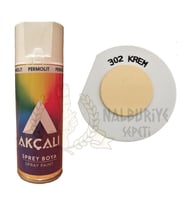 Akçalı Akrilik Sprey Boya KREM 400 ml - 302