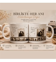 Fotoğraf Baskılı Premium Çift Kupa Set