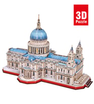 Cubic Fun Aziz Paul Katedrali 3D Puzzle (Büyük boy ve iç görünüml