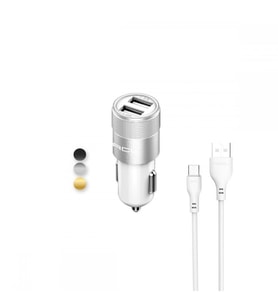 Acl 2.1A 2xUSB 5 Watt 1mt Mikro Kablo (Beyaz)