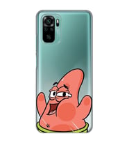 Redmi Note 10/Note 10S Uyumlu Patrick Star Desenli Şeffaf Telefon Kılıfı