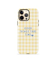 iPhone 12 Pro Vorian Çift Katmanlı Kılıf Good Things Gingham
