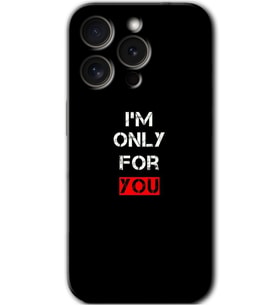İphone 15 Pro Max Kılıf HD Desen Baskılı Kılıf - For You