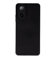 Oppo A38 Kılıf Nano İçi Kadife Silikon - Siyah