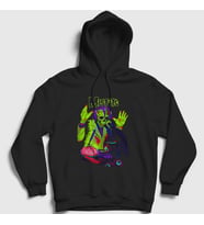 Presmono Unisex Siyah Lab The Misfits Kapüşonlu Sweatshirt 174917tt