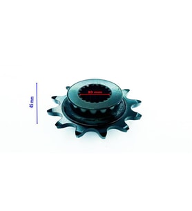 ATV ÖN DİŞLİ 530-12T İÇ 20XUZUNLUK 45XÖM
