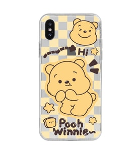 Iphone Xsmax Uyumlu Winnie The Pooh Desenli Şeffaf Telefon Kılıfı