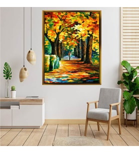Altın  Çerçeveli tablo n236