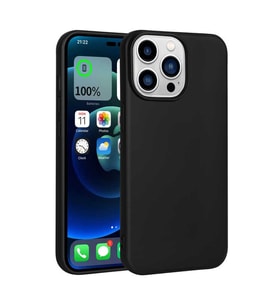 Vendas Apple iPhone 14 Kılıf Zore Premier Silikon Kapak (Siyah)