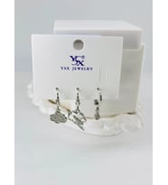 Zirkon Taşlı Üçlü Kombin Küpe - Kp00051