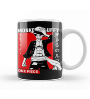 One Piece Luffy 07 Kupa Bardak Porselen