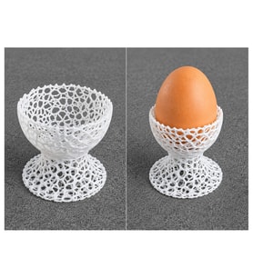 Alvera 3d Collection 6'lı Dekoratif Yumurtalık Seti Modern Tasarım Yumurtalık 3D Baskı Kahvaltılık Yumurta Standı Renk Seçenekli