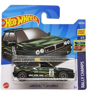 Hot Wheels - Lancia Delta Integrale - Rally Champs 3/5 - Hct88 - Kısa Kart - Eibach - Castrol - Spar (Çok Renkli)