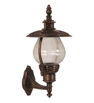 AVONNI BAP-68205-BKR Kahverengi Boyalı Dış Mekan Aydınlatma E27 ABS Akrilik Cam 28x25cm