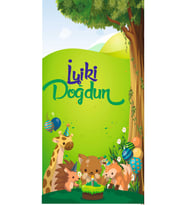 Safari Hayvan Doğum Günü Temalı İyi ki Doğdun Fotoğraf Panosu Branda 100x200
