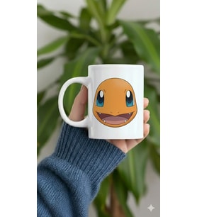 "Pokemon Charmander" Hediye Tasarımlı Porselen Kupa Bardak