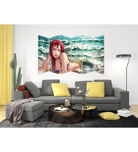 DENİZ KIZI MDF TABLO-1740 MODEL-B