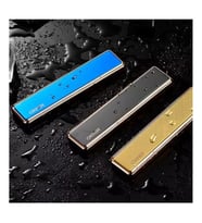 İsme Özel Usb Şarjlı Rezistanslı Metal Lüx Çakmak (Mavi)