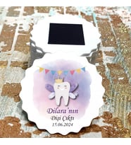 Magnet Hediyelik - Kız Bebek Diş Buğdayı Hatırası Magnet