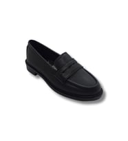 Kadın Rahat Comfort Taban Topuklu Hafif Bağcıksız Loafer Babet Kadın Ayakkabı tarzklsytopukbabet1 (Siyah)