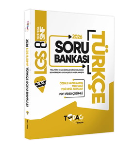 2026 8.Sınıf LGS Topaç Yayınları Türkçe Yeni Nesil Soru Bankası PDF/Video Çözümlü