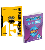 HIZ YAYINLARI 8. SINIF MATEMATİK 15 Lİ DENEME - Koray Varol İlk Dönem Denemeleri
