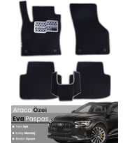 AUDİ E-TRON (2018-2024) Uyumlu EVA Paspas Tam Set–Araca Özel,Su Geçirmez,Kolay Montaj