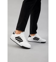 Porto Erkek Casual Spor Ayakkabı Rahat Tabanlı Günlük Kullanım Sneaker Beyaz-Siyah
