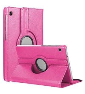 Microsonic Lenovo Tab M10 TB-X505F 10.1` Kılıf, (ZA4G0072TR) 360 Rotating Stand Deri Pembe