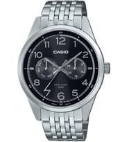 CASIO MTP-E340D-1AVDF ÇELİK ERKEK KOL SAATİ (Siyah)