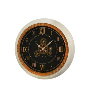 Vitale Varak Çarklı Duvar Saati Beyaz 55 cm AK.WLT0999