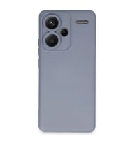 Xiaomi Redmi Note 13 Pro Plus Kılıf Nano İçi Kadife Silikon - Gri