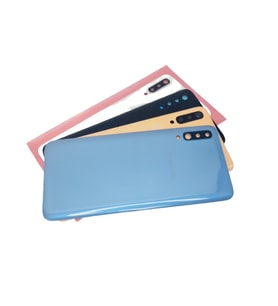 Samsung Galaxy A70 A705 Arka Kapak (FULL LENSLİ) TURUNCU