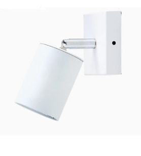 RIOLİGHT MODERN BEYAZ HAREKETLİ BAŞLIK 1XGU10 DUYLU TEKLİ METAL LED SPOT(AMPÜL DAHİL)
