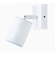 RIOLİGHT MODERN BEYAZ HAREKETLİ BAŞLIK 1XGU10 DUYLU TEKLİ METAL LED SPOT(AMPÜL DAHİL)
