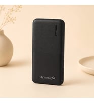 Kişiye Özel İsim Baskılı Powerbank 10000 mAh Hızlı Şarjlı PD Destekli Taşınabilir Şarj Cihazı